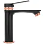 Змішувач для раковини (умивальника) REA VIRAL BLACK ROSE GOLD низький * — Photo 10