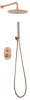 IMEX OLIMPO BRUSHED ROSE GOLD Набір для душу, PVD матове рожеве золото — Photo 5