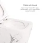 Комплект Qtap Tern Marble 3 в 1: підвісний унітаз Ultra Quiet + біде підвісне + раковина накладна QTTERMR49164 — Photo 13