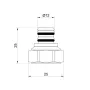 Наконечник Icma 1/2" 16х2 №98 — Photo 4