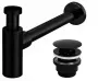 Сифон для раковини REA BLACK універсальний + CLICK-CLACK — Photo 7