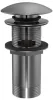 Донний клапан для раковини KOHLMAN CLICK-CLACK GRAPHITE з переливом — Photo 2