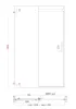 Двері в нішу Koer SR SD02-140x200-TR-01 прозоре скло Easy Clean 8мм, хром (KR5383) — Photo 31