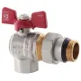 Кран з американкою 3/4" "антіпротечка"(Koer KR.228-Gi) кутовий (KR0194) — Photo 3