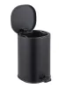 Відро для сміття з плавним закриттям овальне ZERIX PRIME-TC0105 BLACK 5 л (колір чорний) (ZX5902) — Photo 13
