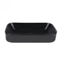 Раковина-чаша Qtap Scorpio 550х390х120 Matt black з донним клапаном QT14112243MB — Photo 9