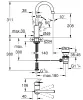 Змішувач для раковини L-розміру Grohe BauLoop New (23763001) — Photo 10