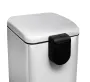 Відро для сміття з плавним закриттям квадратне Mixxus Style-TC0106 SS Color 6л колір наржавійка (MI7092) — Photo 10