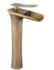 Змішувач для раковини (умивальника) REA LAGUNA ANTIQUE BRUSHED GOLD високий — Photo 6