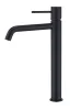 IMEX MONZA MATT BLACK Змішувач для умивальника високий, чорний матовий — Photo 4