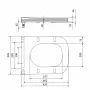 Сидіння для унітаза Qtap Tern 420х340х35 мм, Matt Black, з мікроліфтом, Slim Duroplast, Quick Release QT99HY2322MB — Photo 6