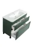 Тумба SANWEST GROUP Бостон Т-8 з умивальником Флоренс 105 Д зелена — Photo 3