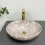 Умивальник (раковина) VBI PARMA GREY STONE GLOSSY накладний — Photo 8