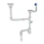 Сифон для кухні ZERIX SK-03-A 3 1/2"x40 з двома різьб. випусками та відведенням для пральної машини (ZX4955) — Photo 2
