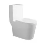 Унітаз-моноблок підлоговий Qtap Kolibri Ultra Quiet безобідковий з сидінням Soft-close WHITE QT10226380W — Photo 2