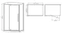 Душова кабіна без піддону Mixxus Premium BEVEL SC01-120x80x195-TR Black прозоре скло 6мм (MI6872) — Photo 4