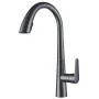 Змішувач для кухні з висувним виливом Mixxus Premium WARTA 014 GRAPHITE (MI6957) — Photo 9