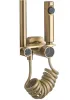 Душовий гарнітур REA HELIX BRUSHED GOLD матове золото з виливом — Photo 15