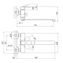 Змішувач для ванни Qtap Namesti 3225102GC — Photo 6