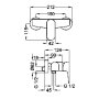 Змішувач для душу Bianchi Fly ESDFLY200507300CRM — Photo 3