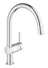 Змішувач для кухні з висувним виливом Grohe Minta (32918000) — Photo 4