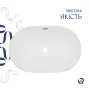 Комплект Qtap Leo: Раковина врізна 610x405x185 мм, White, овальна + Донний клапан Pop-up PU02O — Photo 9