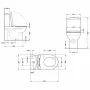 Унітаз підлоговий Qtap Aquarius Ultra Quiet 620×355×790 мм з сидінням Soft-close, White QTAQAW27W49262 — Photo 11