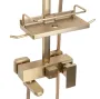 Душовий гарнітур REA JACK BRUSHED GOLD матове золото з виливом * — Photo 10