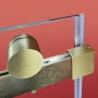Двері в нішу Koer SR SD01-120x200-TR-12 прозоре скло Easy Clean 8мм, матове золото (KR5377) — Photo 63