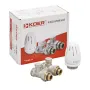 Комплект для нижньої підкл. радіатора KOER SET-22 - 1/2"x3/4" (прямий) з термоголовкою ЗЗ (KR3174) — Photo 6
