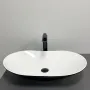 Умивальник (раковина) VBI TURATE BLACK WHITE накладний — Photo 6