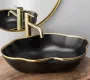 Змішувач для раковини (умивальника) REA LUNGO BRUSHED GOLD золотий матовий високий — Photo 9