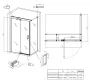 Душова кабіна без піддону Koer SR SC02-100x80x200-TR-01 прозоре скло Easy Clean 8мм, хром (KR5355) — Photo 17