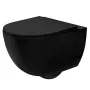 Підвісний унітаз REA CARLO MINI RIMLESS FLAT BLACK MATT чорний — Photo 3