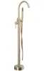 Змішувач для ванни REA LUNGO BRUSHED GOLD підлоговий — Photo 4