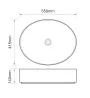 Раковина накладна MIXXUS PREMIUM ELLIPSE-0104 MARBLE 550х415х140mm (MP6554) — Photo 9