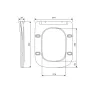 Сидіння для унітаза Qtap (Crow Ultra) з мікроліфтом Slim QT99SC6108W — Photo 4