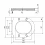 Сидіння для унітаза Qtap (Robin 490) 425x363x50 мм, Matt Black, з мікроліфтом Slim Duroplast, Quick Release QTSC179MB48676 — Photo 6