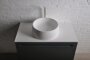 Умивальник 42*15см накладний кам&#039;яний круглий Solid surface — Photo 3