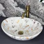 Умивальник (раковина) VBI PARMA MARBLE WHITE GLOSSY накладний — Photo 6