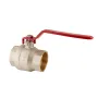Кран кульовий Koer KR.214 - 2-1/2" FF ГГР (ручка "важіль" червона) (KR4950) — Photo 5