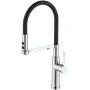 Змішувач для кухні MIXXUS PREMIUM PULL 017 REFL.BLACK (Колір хром+силік.вилив чорний) (MI8277) — Photo 2