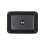 Раковина-чаша Qtap Virgo 490х350х110 Matt black з донним клапаном QT18112261MBMB — Photo 7