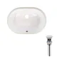 Комплект Qtap Stork: Раковина врізна овальна 560x395x195 мм White + Донний клапан PU02O — Photo 6