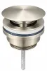 Донний клапан для раковини VBI NICKEL click-clack універсальний — Photo 2