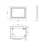 Дзеркало Qtap Mideya Quadro 600х800 з LED-підсвічуванням, Reverse QT207814187080W — Photo 7