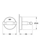 Гачок для халату Grohe Bau Cosmopolitan Neutral (40461001) — Photo 6