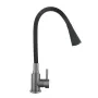 Змішувач для кухні Lidz Aria 015F31 (k35) з гнучким виливом LDARI015F31BGRP49566 Graphite/Black — Photo 11