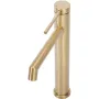 Змішувач для раковини (умивальника) REA FOSS BRUSHED GOLD золотий матовий високий — Photo 7