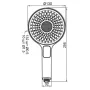 Лійка для душу Koer KP-0403-01 (3 функції) (KR4991) — Photo 3